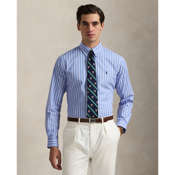 Chemise rayée ajustée popeline stretch - Polo Ralph Lauren - Modalova