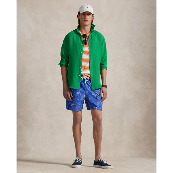 RALPH LAUREN 5.75-INCH TRAVELER CLASSIC SWIM TRUNK 
