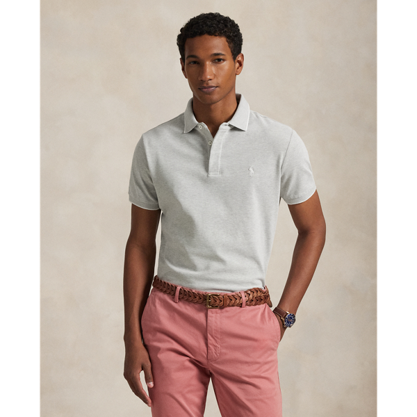 Ralph Lauren Custom Slim Fit Stretch Oxford Mesh Polo