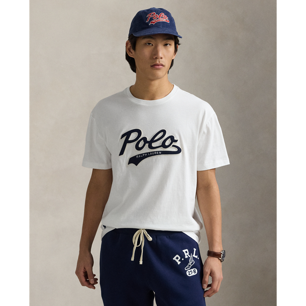Polo Ralph Lauren Classic Fit Logo Jersey T-shirt In White