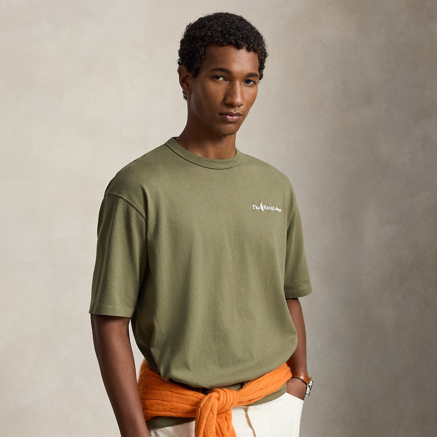 Relaxed Fit Logo Jersey T-Shirt