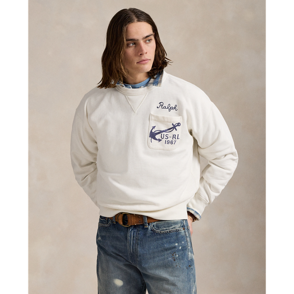 Sweat Vintage Fit à motif en molleton - Polo Ralph Lauren - Modalova
