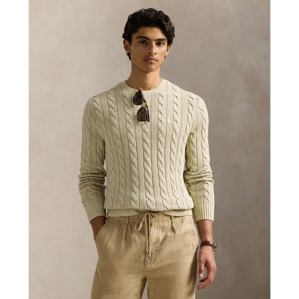 Pull en coton torsadé teint minéraux - Polo Ralph Lauren - Modalova
