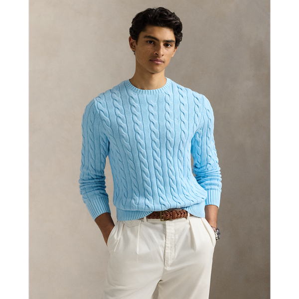 Pull en coton torsadé teint minéraux - Polo Ralph Lauren - Modalova