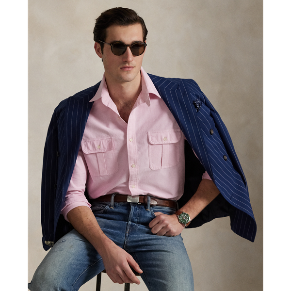 Ralph Lauren Classic Fit Oxford Shirt In New Rose