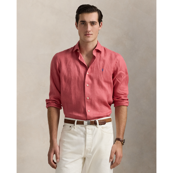 Chemise en lin coupe ajustée - Polo Ralph Lauren - Modalova