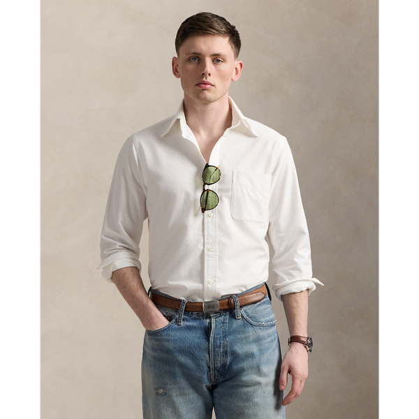 Ralph Lauren Classic Fit Oxford Shirt In White
