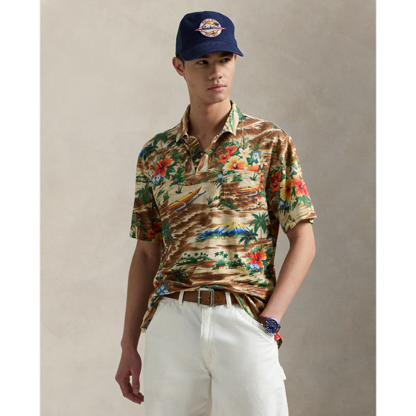 Classic Fit Tropical Linen-Cotton Polo - Polo Ralph Lauren - Modalova