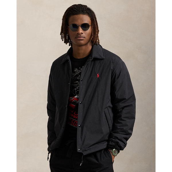 Ralph Lauren The Teak Insulated Coach's Jacket In Polo Black