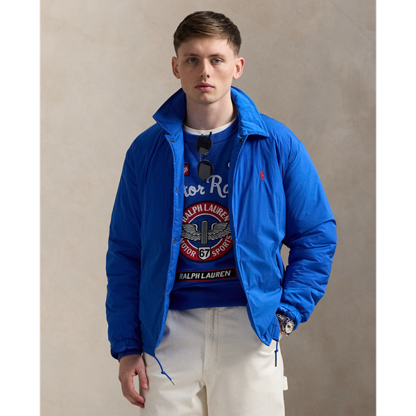 Ralph Lauren The Teak Insulated Coach's Jacket In Heritage Blue