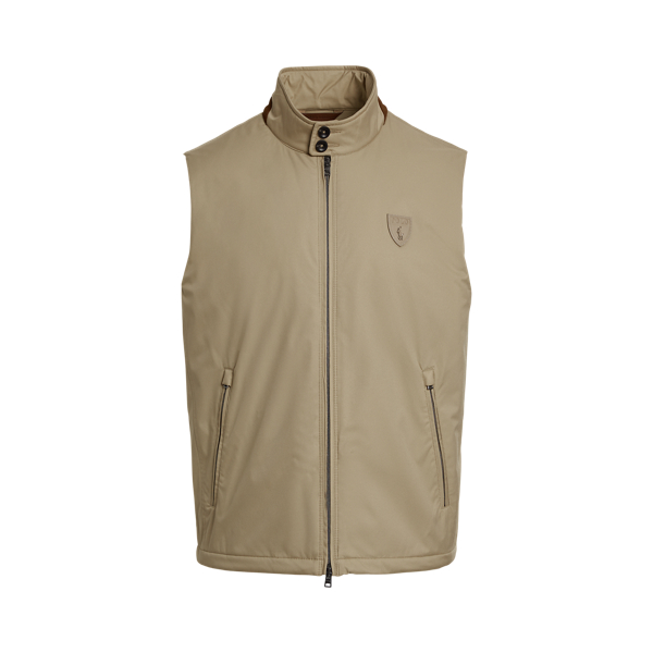 Gilet entièrement zippé en gabardine - Polo Ralph Lauren - Modalova