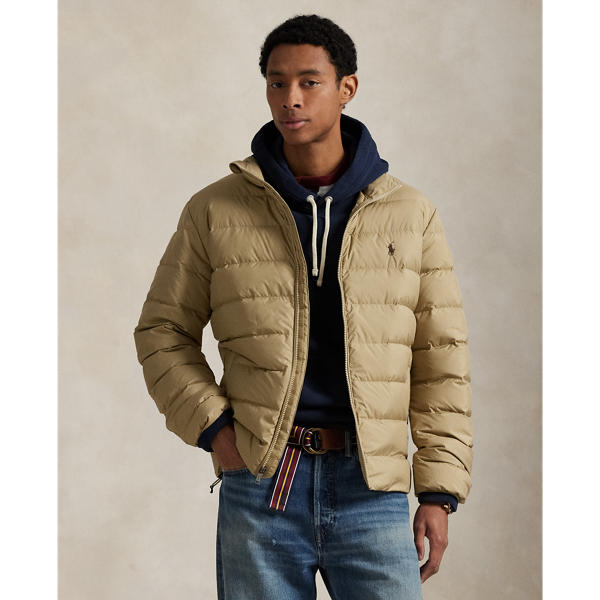 Ralph Lauren The Colden Packable Down Jacket In Neutral
