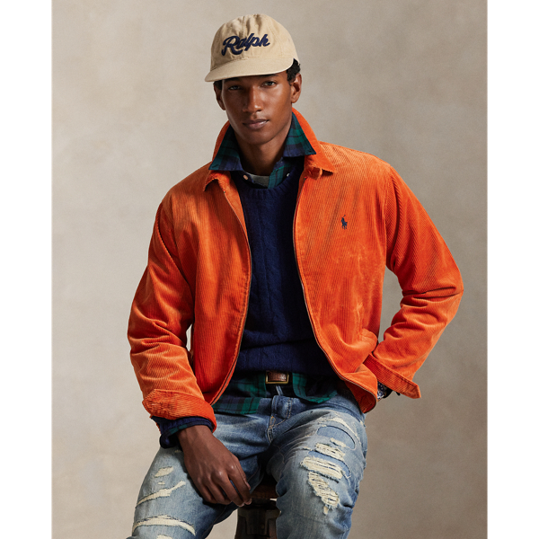 Ralph Lauren The Wynton Corduroy Jacket In Orange