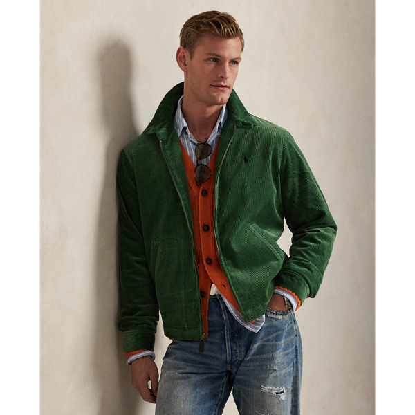 Ralph Lauren The Wynton Corduroy Jacket In Green
