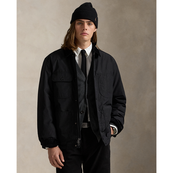 Ralph Lauren The Elsdon Down Utility Jacket In Black