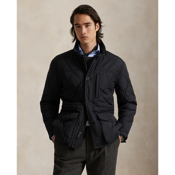 Ralph Lauren The Eastham Quilted Jacket In Black