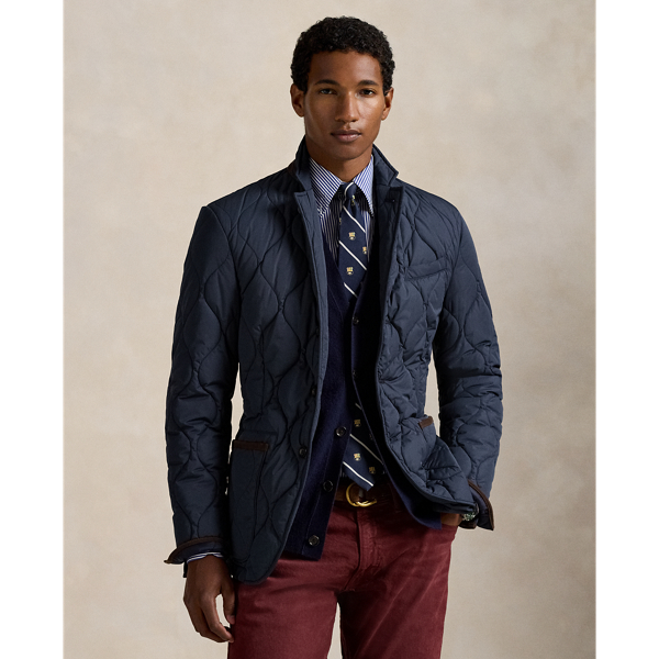 Ralph Lauren The Eastham Quilted Jacket In Blue