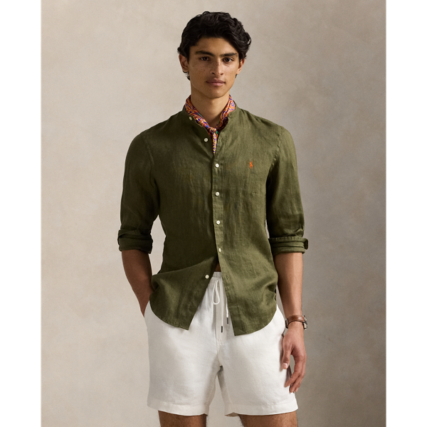 Chemise en lin Slim Fit - Polo Ralph Lauren - Modalova