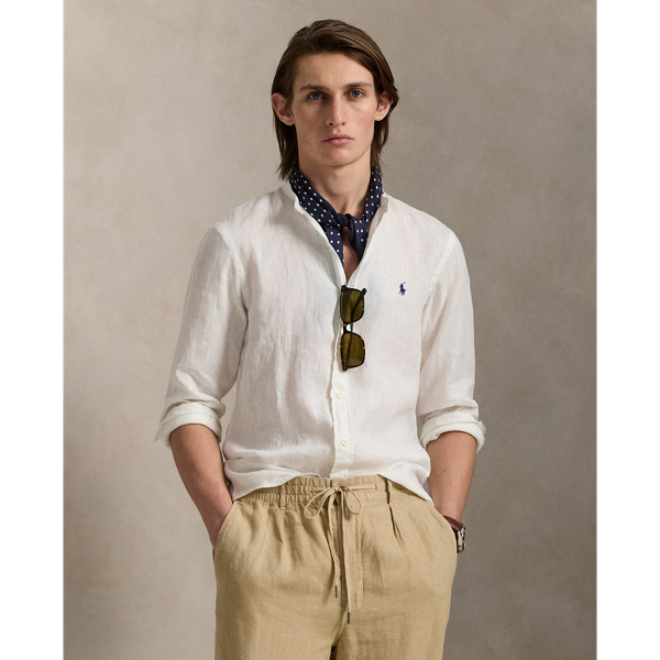 Chemise en lin Slim Fit - Polo Ralph Lauren - Modalova