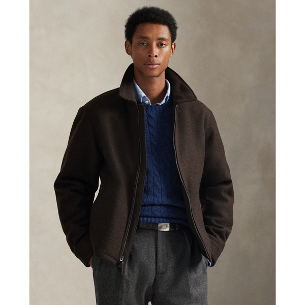 Ralph Lauren The Langdon Wool Jacket In Brown