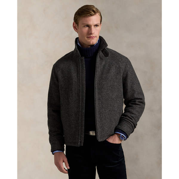 Ralph Lauren The Langdon Wool Jacket In Black