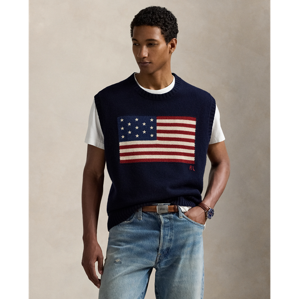 Pull débardeur Big Fit à drapeau - Polo Ralph Lauren - Modalova
