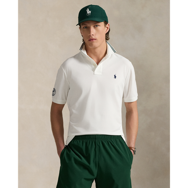 Part of our collection celebrating Wimbledon 2025, this Polo shirt features the tournament's official logo and our signature embroidered Pony. It is made from a comfortable stretch mesh fabric, which is developed with moisture-wicking properties.