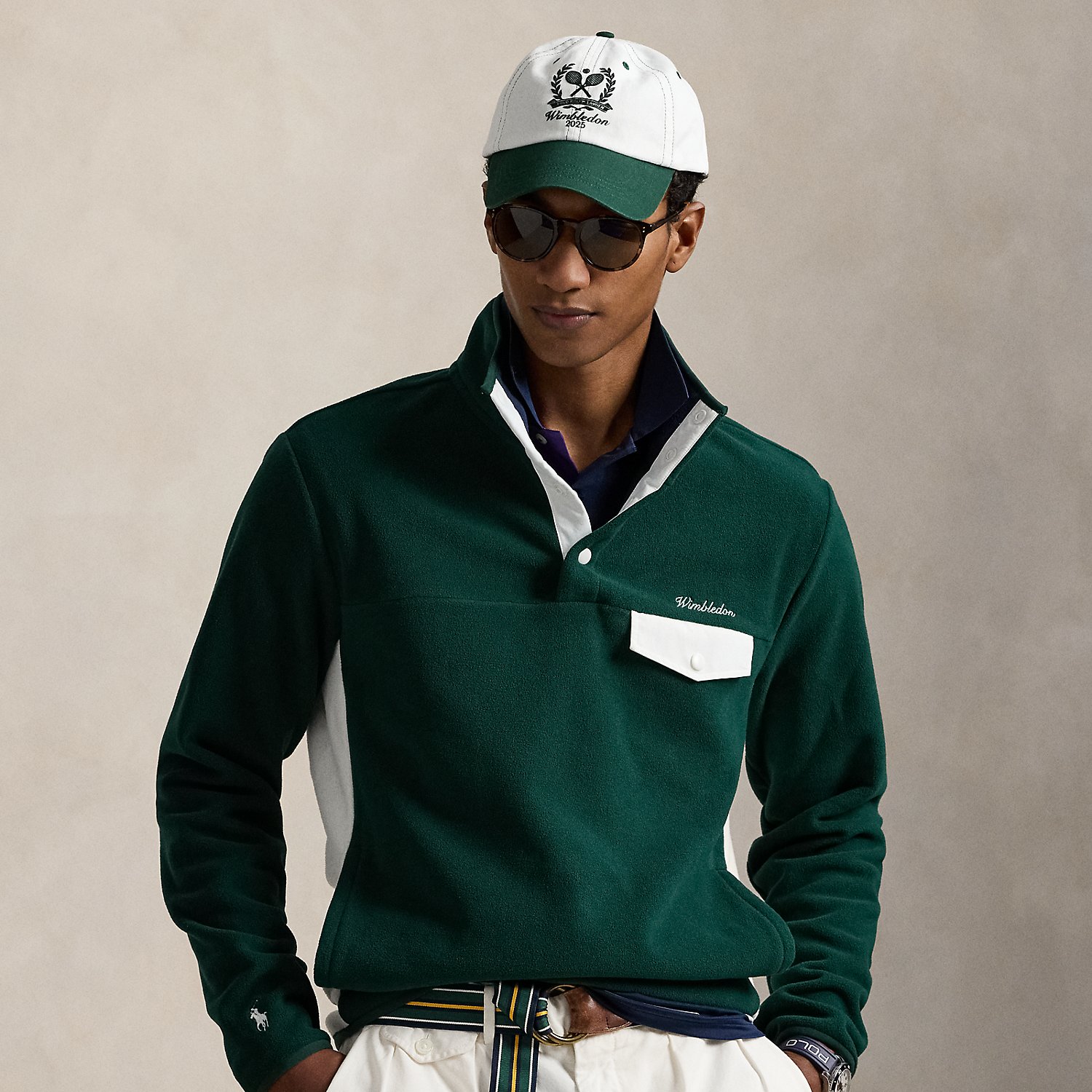 Part of our collection celebrating Wimbledon 2025, this unisex pullover is embroidered with the tournament's logo as well as our iconic Pony.