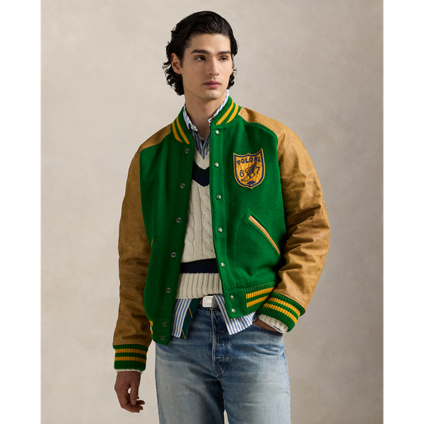Veste universitaire inspiration vintage - Polo Ralph Lauren - Modalova