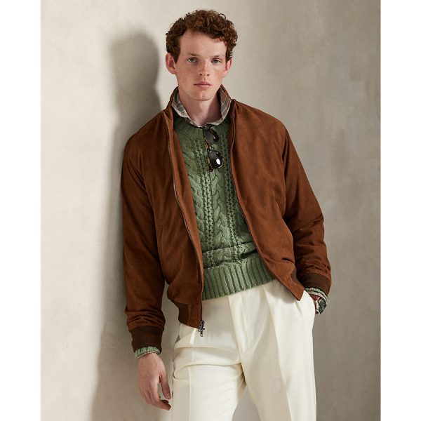 Veste en daim - Polo Ralph Lauren - Modalova