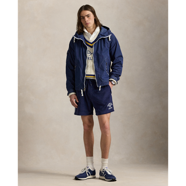 Ralph Lauren 6-inch Embroidered Terry Track Short