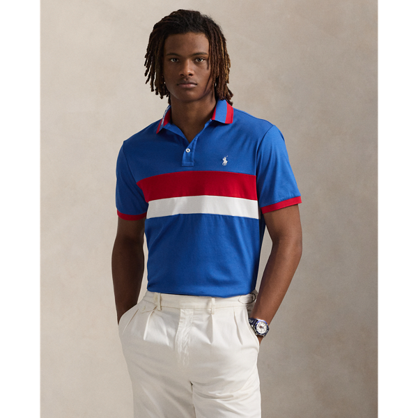 Ralph Lauren Classic Fit Striped Soft Cotton Polo