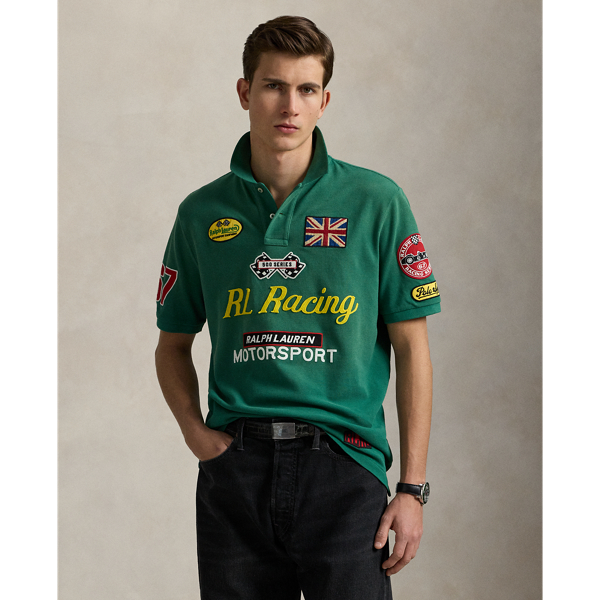 Polo Racing Classic Fit en piqué - Polo Ralph Lauren - Modalova