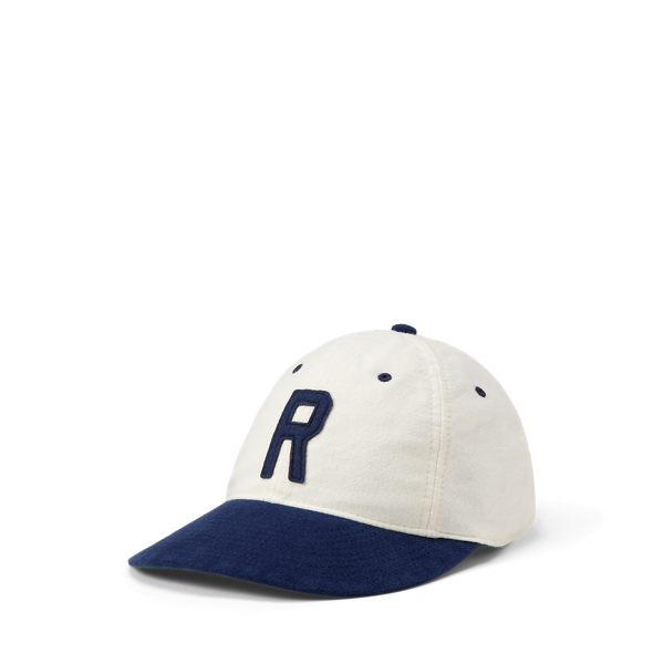 Polo Ralph Lauren Felt-patch Baseball Cap In White