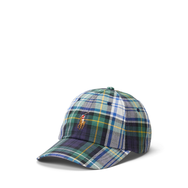 Ralph Lauren Plaid Oxford Ball Cap