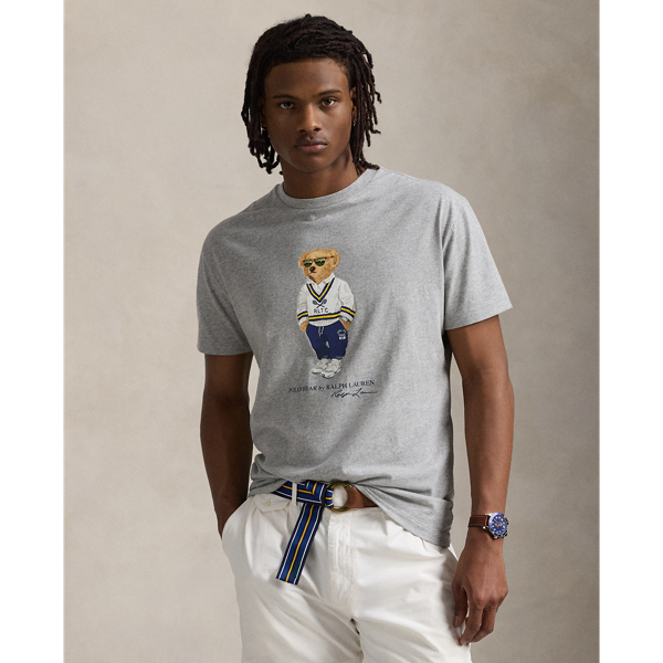 シンプルが1番♡ラルフローレン ビッグロゴTシャツカットソー グレー - メルカリ