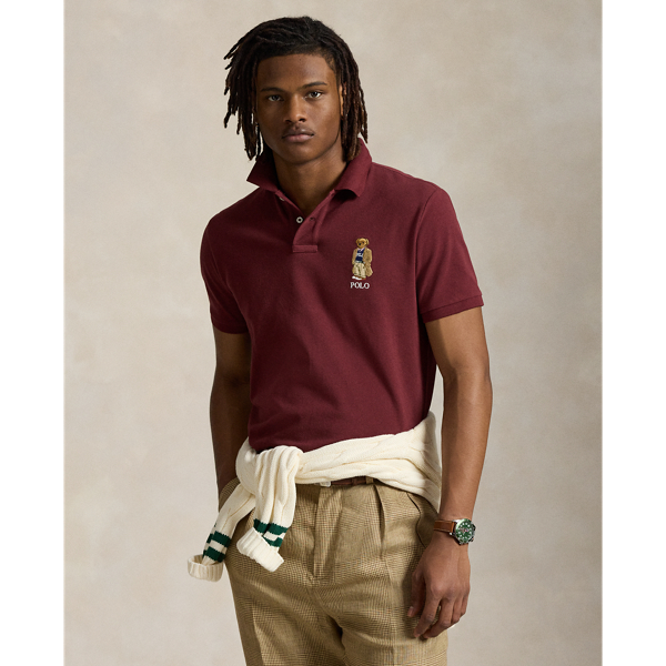 Polo Polo Bear Custom Slim Fit en piqué - Polo Ralph Lauren - Modalova