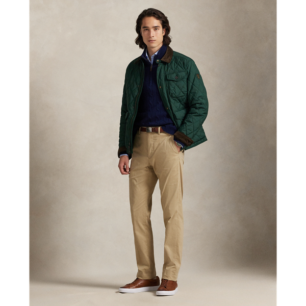 Ralph Lauren Salinger Straight Fit Chino Pant In Brown