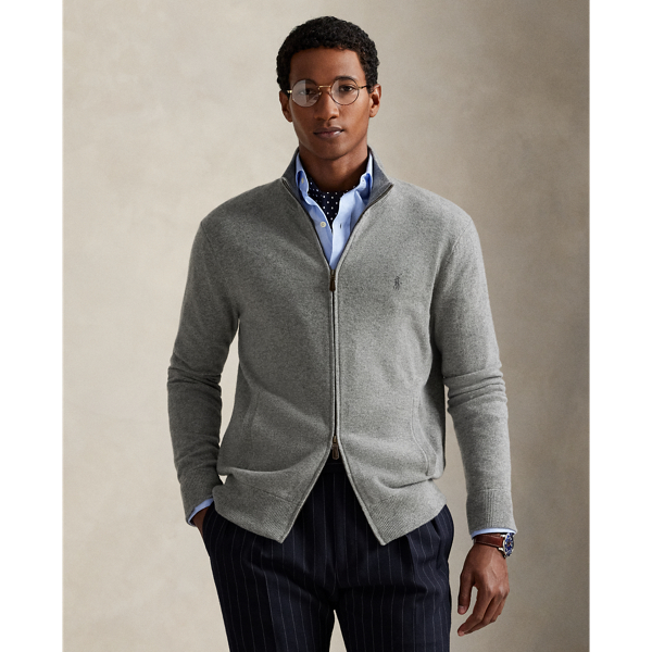 Pull entièrement zippé en laine - Polo Ralph Lauren - Modalova
