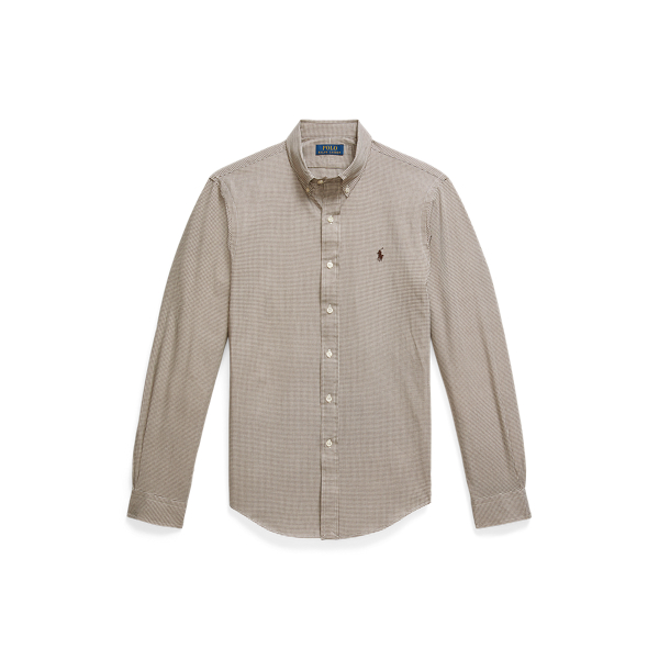 Chemise Slim Fit popeline pied-de-poule - Polo Ralph Lauren - Modalova