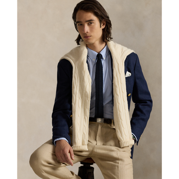 Chemise Slim Fit popeline pied-de-poule - Polo Ralph Lauren - Modalova