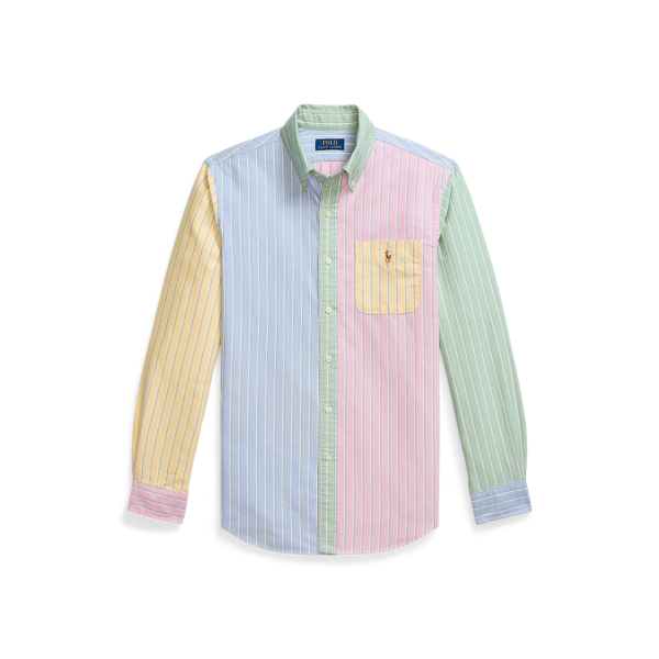 Chemise Oxford Custom Fit rayée - Polo Ralph Lauren - Modalova