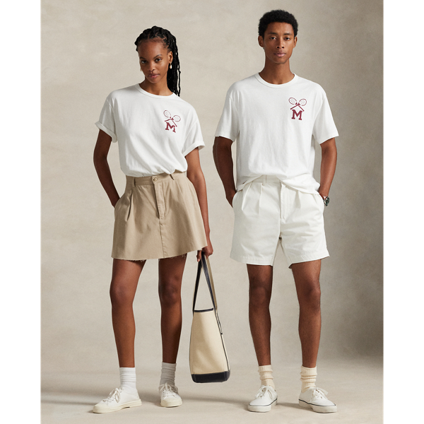 Ralph Lauren The Morehouse College Tennis T-shirt In White