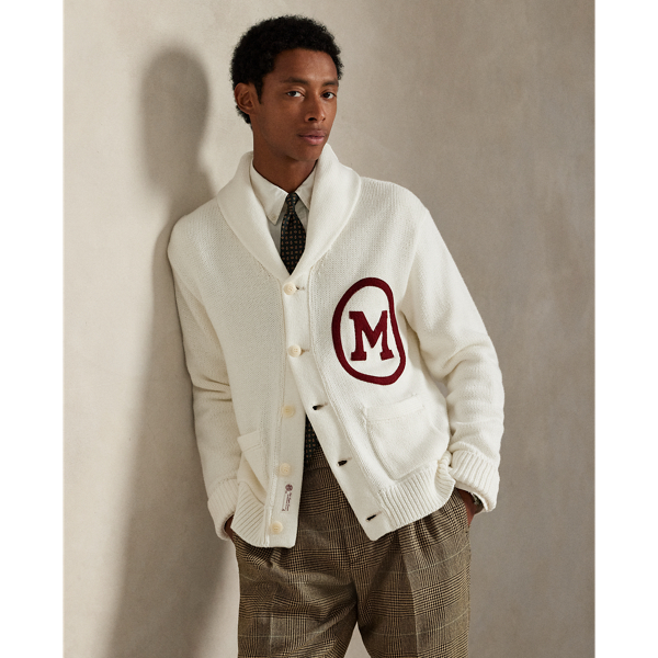 Ralph Lauren The Morehouse College Cardigan In Brown