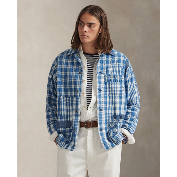 Ralph Lauren The Oak Bluffs Patchwork Overshirt In Multi