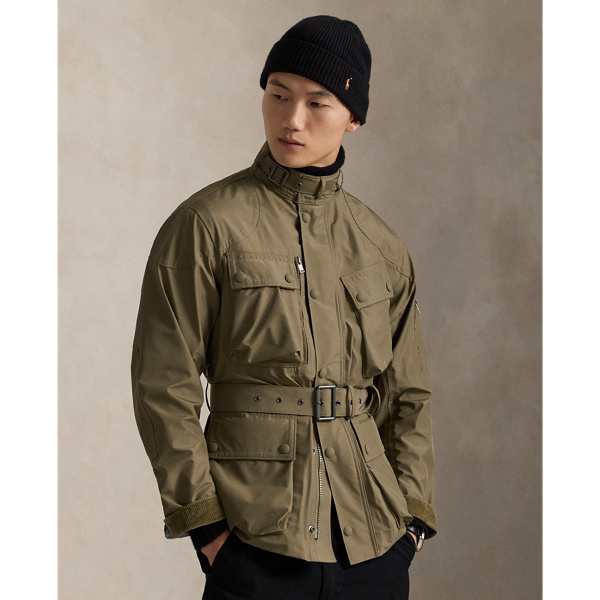 Ralph Lauren Belted Utility Jacket In Green