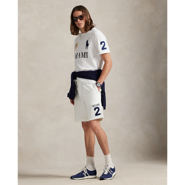Ralph Lauren 8.5-inch Miami Double-knit Short In White