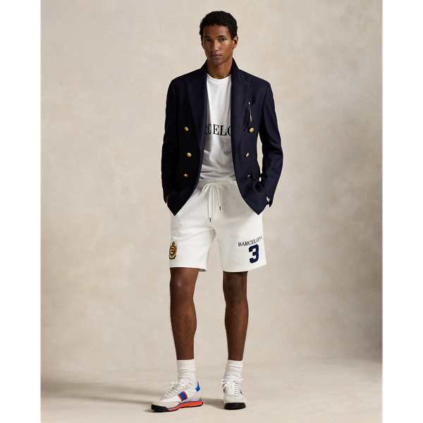 Ralph Lauren 8.5-inch Barcelona Double-knit Short In White