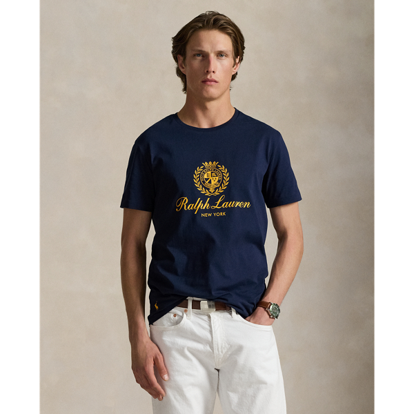 Made with soft cotton jersey, this crewneck T-shirt is printed with a "Polo  Ralph Lauren Lauren" crest and our signature Pony.