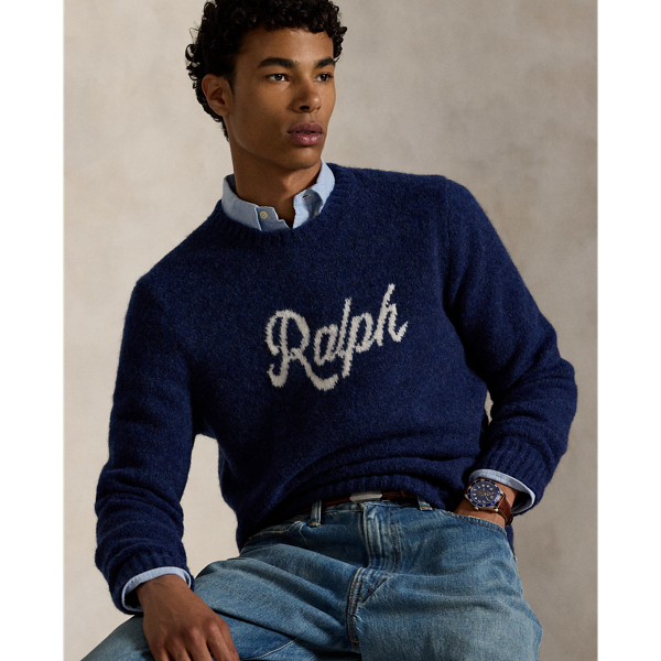 Ralph Lauren The Ralph Logo Sweater In Blue